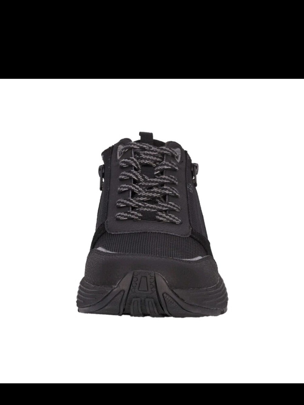 Drew Men’s Miller Orthotic Comfort Sneaker Black Suede Combo 40115 - Picture 7 of 10